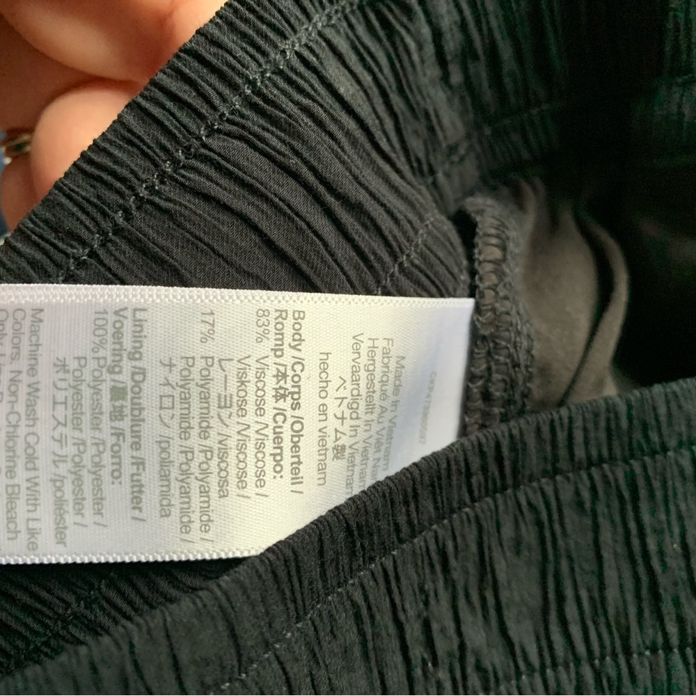 Madewell straight leg crop pants in crinkle crepe - Picture 6 of 10